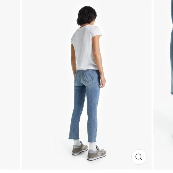 MOTHER The Rascal Ankle Fray in Bonfire Lighting Size 26 flawed see pic - Picture 5 of 16